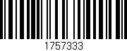 Código de barras (EAN, GTIN, SKU, ISBN): '1757333'