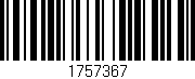 Código de barras (EAN, GTIN, SKU, ISBN): '1757367'