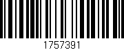 Código de barras (EAN, GTIN, SKU, ISBN): '1757391'