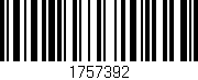 Código de barras (EAN, GTIN, SKU, ISBN): '1757392'