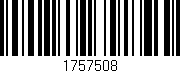 Código de barras (EAN, GTIN, SKU, ISBN): '1757508'