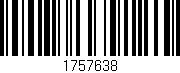 Código de barras (EAN, GTIN, SKU, ISBN): '1757638'