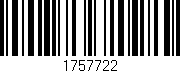 Código de barras (EAN, GTIN, SKU, ISBN): '1757722'