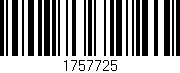 Código de barras (EAN, GTIN, SKU, ISBN): '1757725'