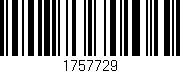 Código de barras (EAN, GTIN, SKU, ISBN): '1757729'