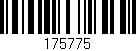 Código de barras (EAN, GTIN, SKU, ISBN): '175775'