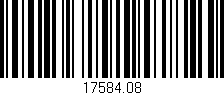 Código de barras (EAN, GTIN, SKU, ISBN): '17584.08'