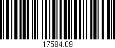 Código de barras (EAN, GTIN, SKU, ISBN): '17584.09'