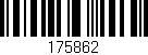 Código de barras (EAN, GTIN, SKU, ISBN): '175862'