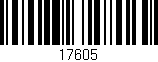 Código de barras (EAN, GTIN, SKU, ISBN): '17605'