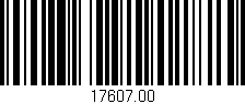 Código de barras (EAN, GTIN, SKU, ISBN): '17607.00'