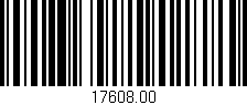 Código de barras (EAN, GTIN, SKU, ISBN): '17608.00'