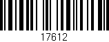 Código de barras (EAN, GTIN, SKU, ISBN): '17612'