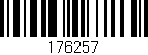 Código de barras (EAN, GTIN, SKU, ISBN): '176257'