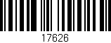 Código de barras (EAN, GTIN, SKU, ISBN): '17626'