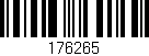 Código de barras (EAN, GTIN, SKU, ISBN): '176265'