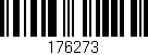 Código de barras (EAN, GTIN, SKU, ISBN): '176273'