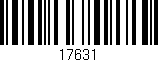 Código de barras (EAN, GTIN, SKU, ISBN): '17631'