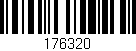 Código de barras (EAN, GTIN, SKU, ISBN): '176320'