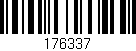 Código de barras (EAN, GTIN, SKU, ISBN): '176337'
