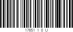 Código de barras (EAN, GTIN, SKU, ISBN): '17651_1_0_U'