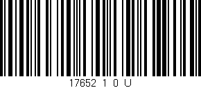 Código de barras (EAN, GTIN, SKU, ISBN): '17652_1_0_U'