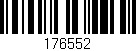 Código de barras (EAN, GTIN, SKU, ISBN): '176552'