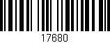 Código de barras (EAN, GTIN, SKU, ISBN): '17680'