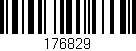 Código de barras (EAN, GTIN, SKU, ISBN): '176829'