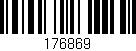 Código de barras (EAN, GTIN, SKU, ISBN): '176869'