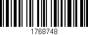 Código de barras (EAN, GTIN, SKU, ISBN): '1768748'