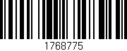 Código de barras (EAN, GTIN, SKU, ISBN): '1768775'
