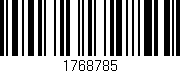 Código de barras (EAN, GTIN, SKU, ISBN): '1768785'