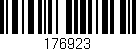 Código de barras (EAN, GTIN, SKU, ISBN): '176923'