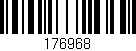 Código de barras (EAN, GTIN, SKU, ISBN): '176968'