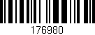 Código de barras (EAN, GTIN, SKU, ISBN): '176980'