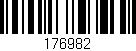 Código de barras (EAN, GTIN, SKU, ISBN): '176982'
