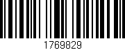Código de barras (EAN, GTIN, SKU, ISBN): '1769829'