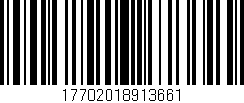 Código de barras (EAN, GTIN, SKU, ISBN): '17702018913661'