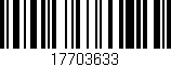 Código de barras (EAN, GTIN, SKU, ISBN): '17703633'