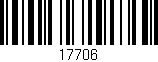 Código de barras (EAN, GTIN, SKU, ISBN): '17706'