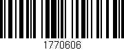 Código de barras (EAN, GTIN, SKU, ISBN): '1770606'