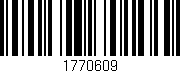 Código de barras (EAN, GTIN, SKU, ISBN): '1770609'