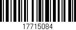 Código de barras (EAN, GTIN, SKU, ISBN): '17715084'