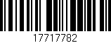 Código de barras (EAN, GTIN, SKU, ISBN): '17717782'