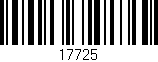 Código de barras (EAN, GTIN, SKU, ISBN): '17725'