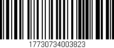 Código de barras (EAN, GTIN, SKU, ISBN): '17730734003823'