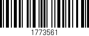 Código de barras (EAN, GTIN, SKU, ISBN): '1773561'