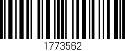 Código de barras (EAN, GTIN, SKU, ISBN): '1773562'