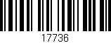 Código de barras (EAN, GTIN, SKU, ISBN): '17736'